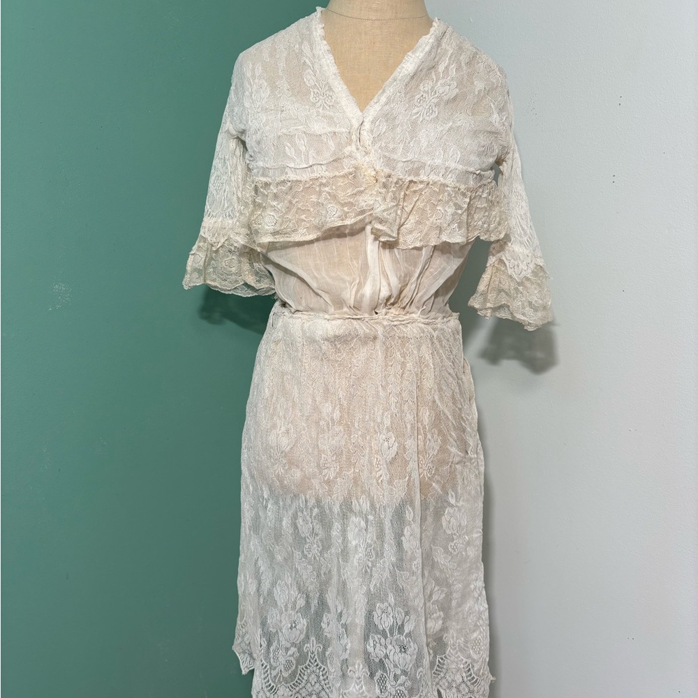 Vintage Edwardian Lace Tunic